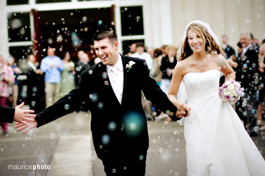Wedding Pictures in the Rain