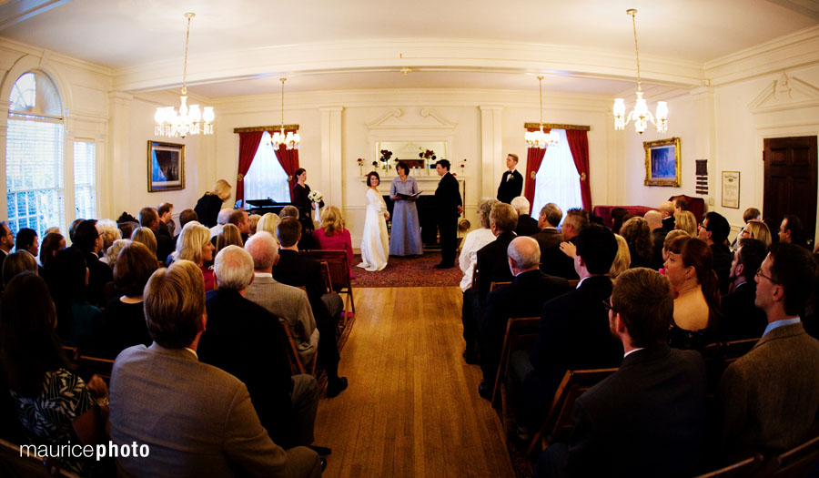 Wedding Pictures at the Rainier Chapter House