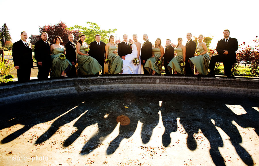 Wedding pictures at the Landmark on the Sound