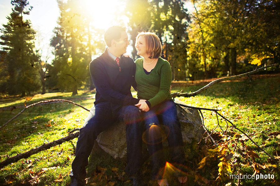 Engagement Portraits at Volunteer Park in Seattle