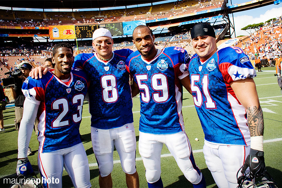 Pictures of the Seahawks in the NFL Pro Bowl by Maurice Photo