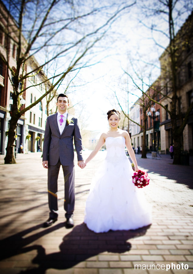 Wedding Pictures taken in Pioneer Square