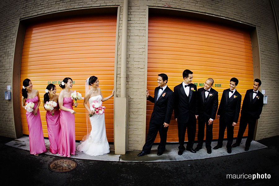 Wedding Party in Downtown Seattle
