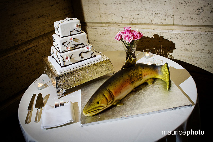A fish cake by Mike\'s Amazing Cakes
