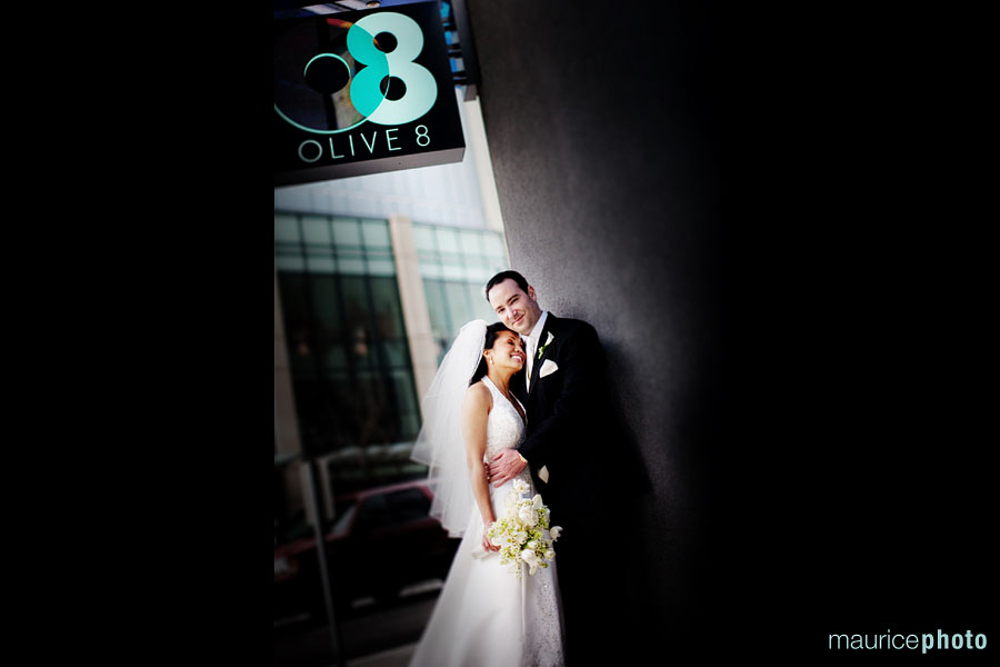 Pictures from a wedding at The Hyatt at Olive 8