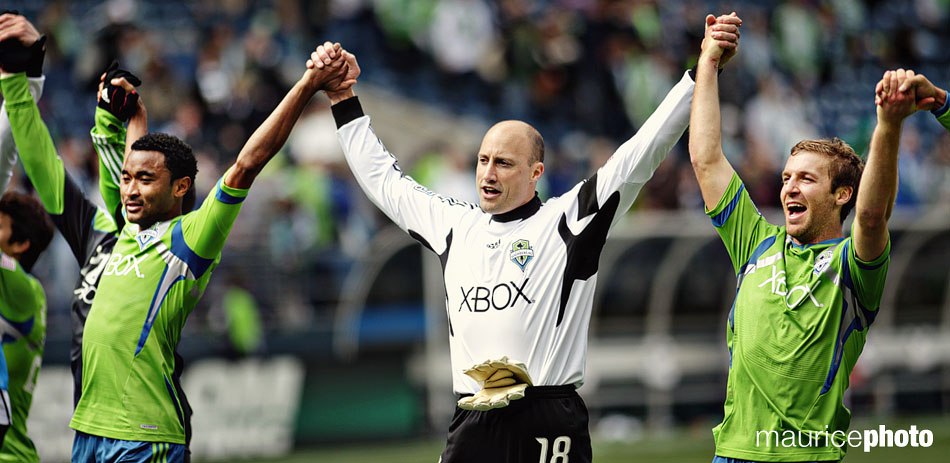 Pictures from the Seattle Sounders FC vs Chicago Fire Soccer match. 