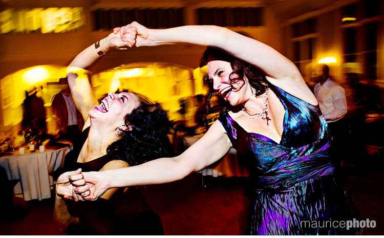 Alex and Bonnie's Wedding. Guests having a great time.