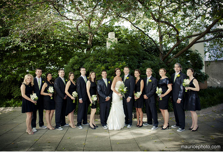 Natural light wedding photography