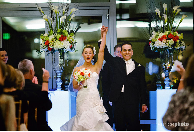 Indoor wedding ceremony photos 