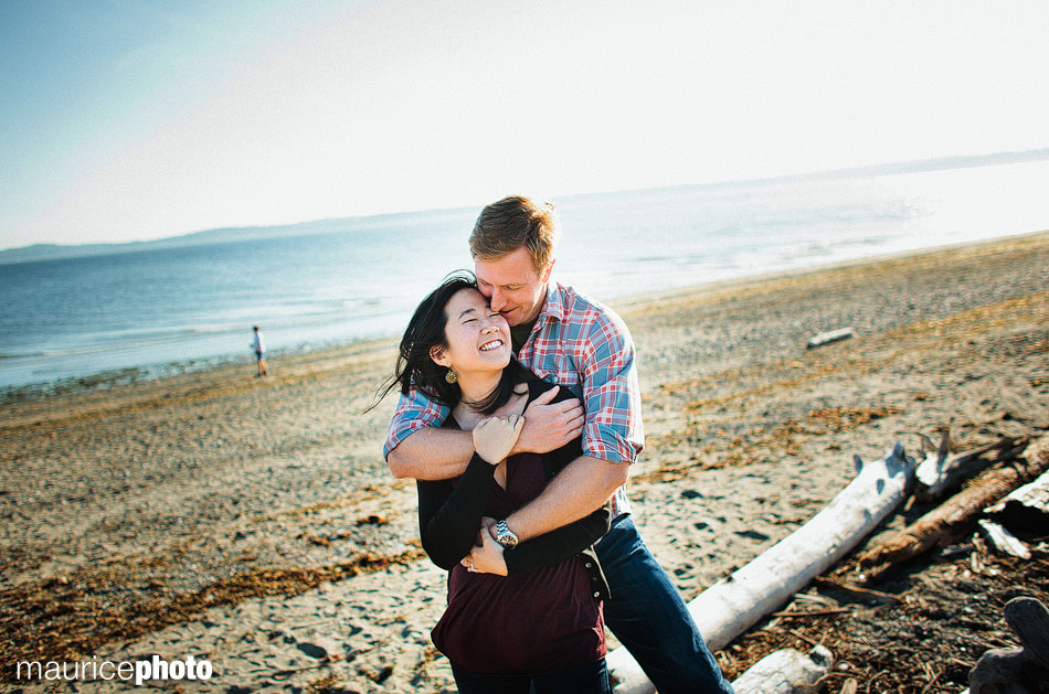 Beach portraits in Seattle