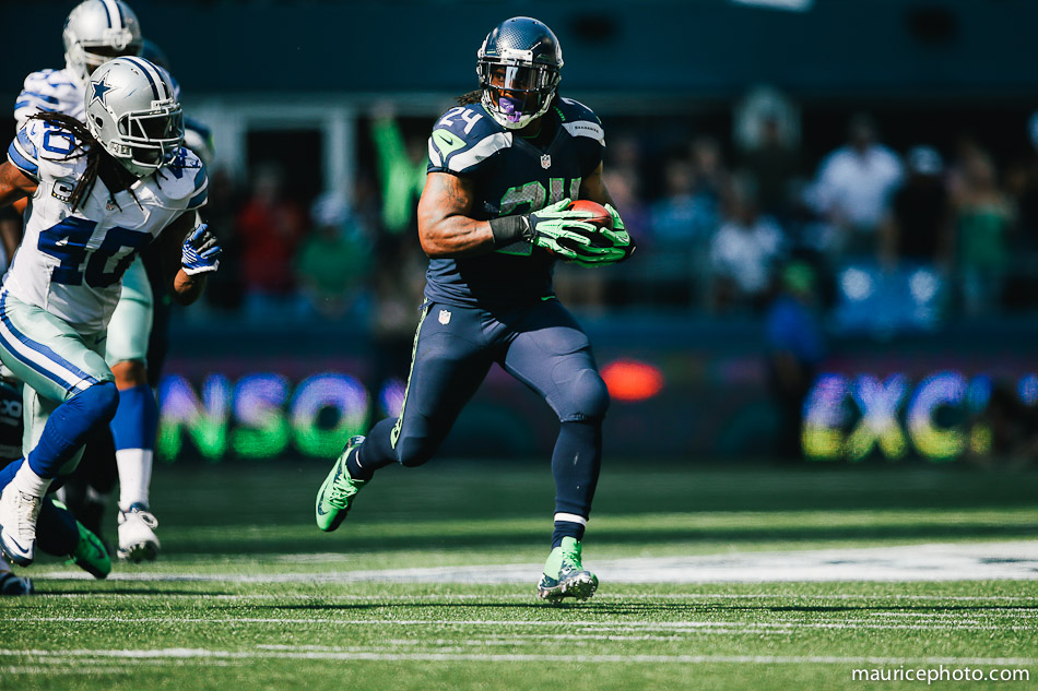 Seahawks Running Back Marshawn Lynch