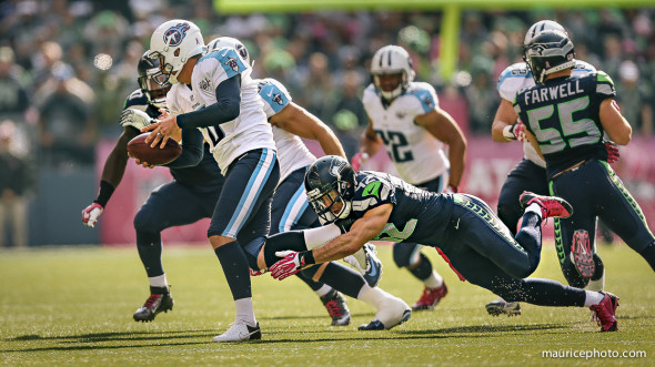 Titans QB sacked by Seahawks