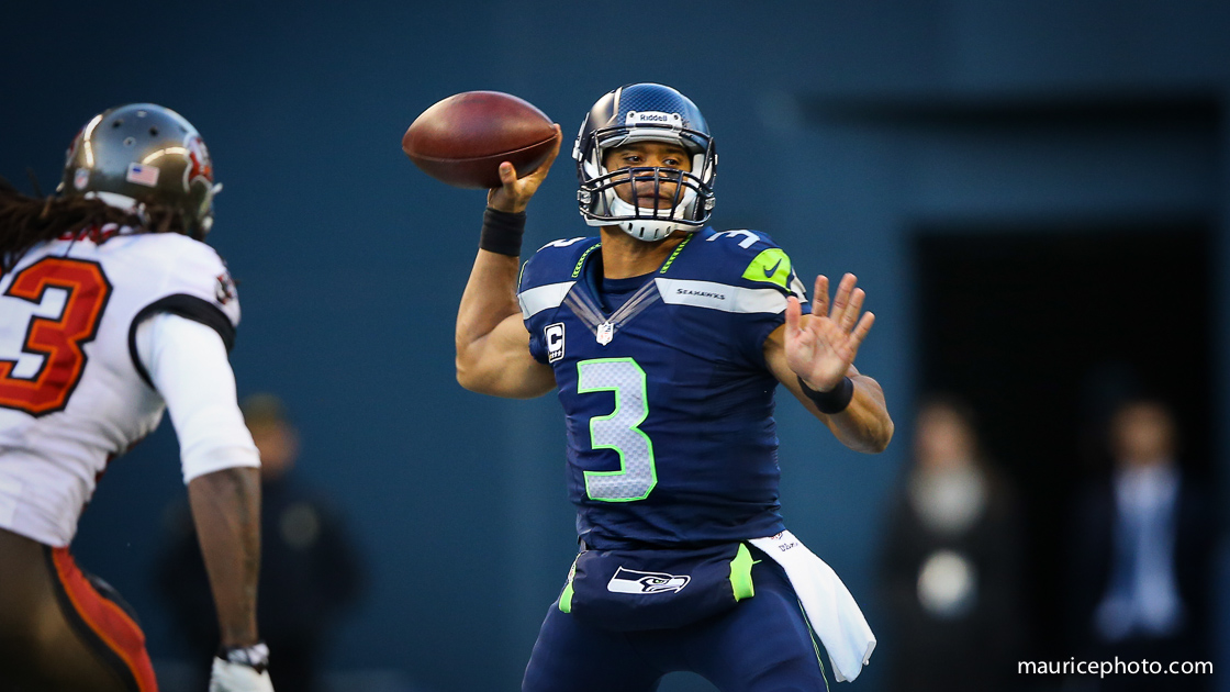 Seattle Seahawks vs Tampa Bay Buccaneers; Russell Wilson