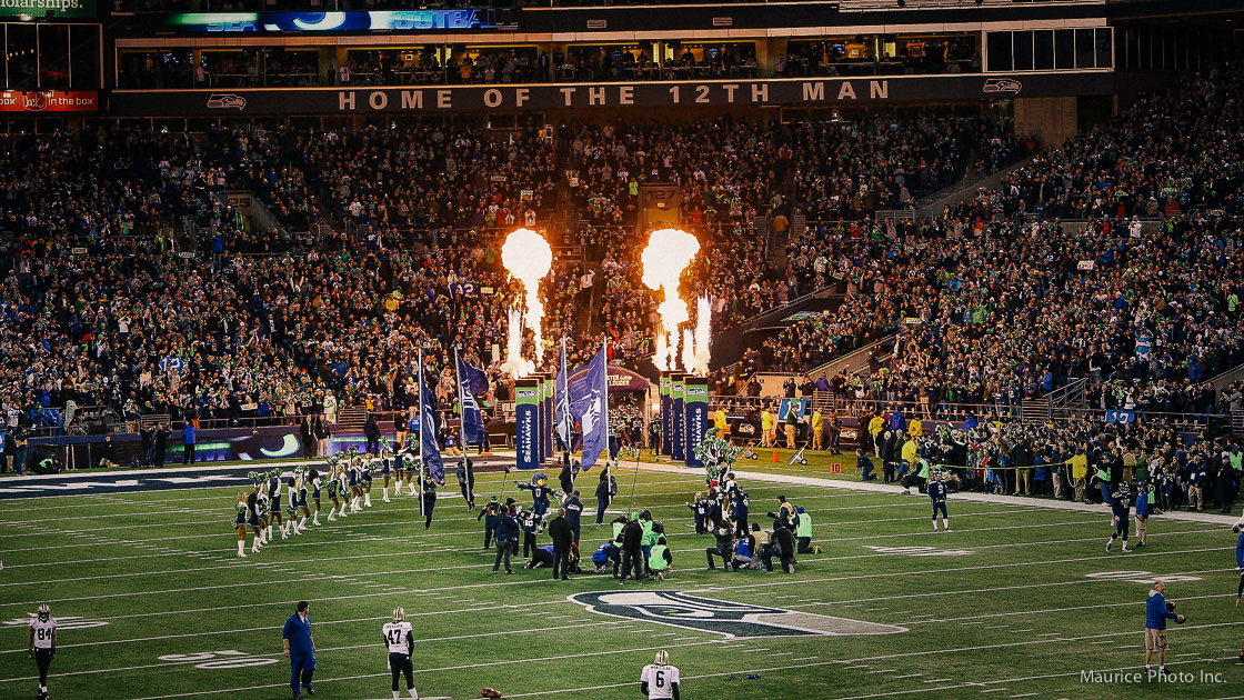 Fireworks at Seahawks game