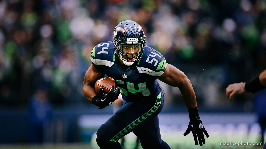 Seattle Seahawks linebacker Bobby Wagner interception. 