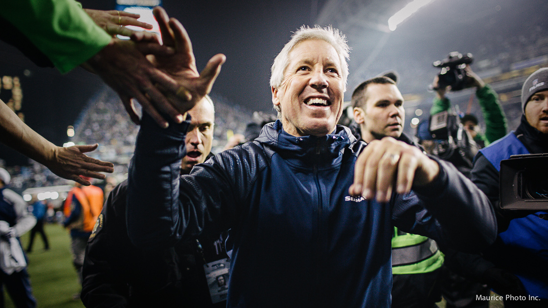 Pete Carroll and 12th Man
