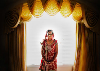 Bridal Portrait of a Sikh bride