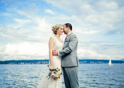 Wedding Photos at Magnuson Park in Seattle