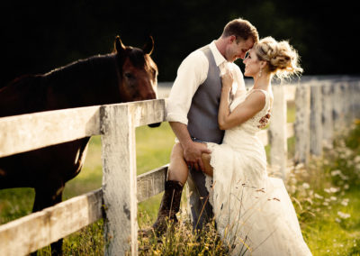 Wedding Pictures at Rein Fire Ranch in Ravensdale WA.