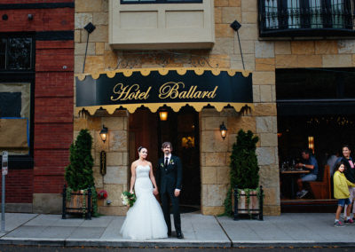 Wedding Photos at the Hotel Ballard.