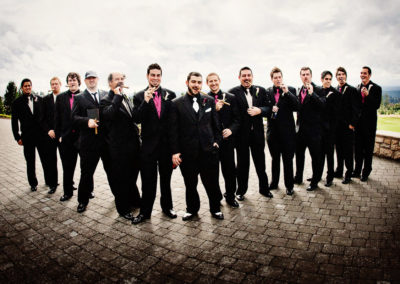 Large Wedding Party Photos