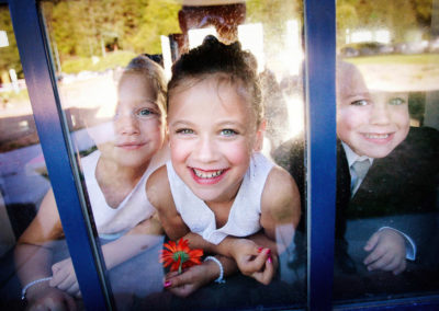 cute kids at a Golden Gardens Wedding