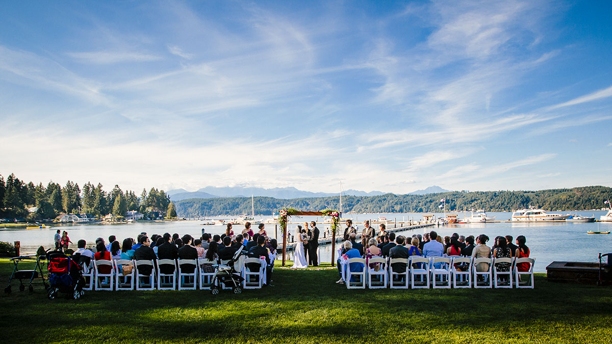 Alderbrook Resort and Spa Wedding Ceremony